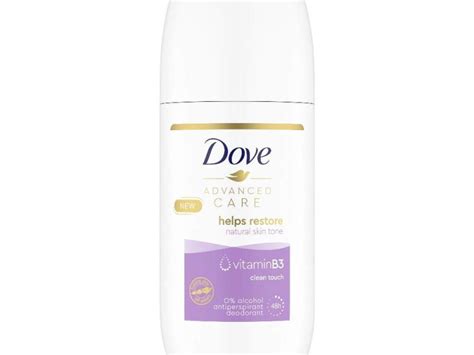 Dove Advanced Care Clean Touch Deodorant Roll On With Vitamin B3 100ml