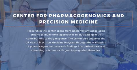 Center For Pharmacogenomics And Precision Medicine Precision Medicine