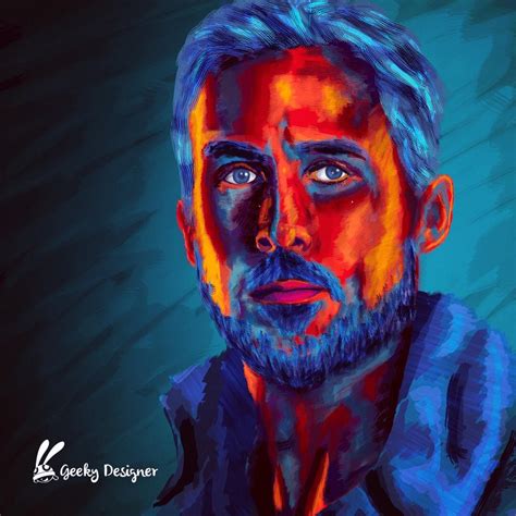 I made a Fan Art of Ryan Gosling in Bladerunner 2049, and wanted to share it with other fans ...