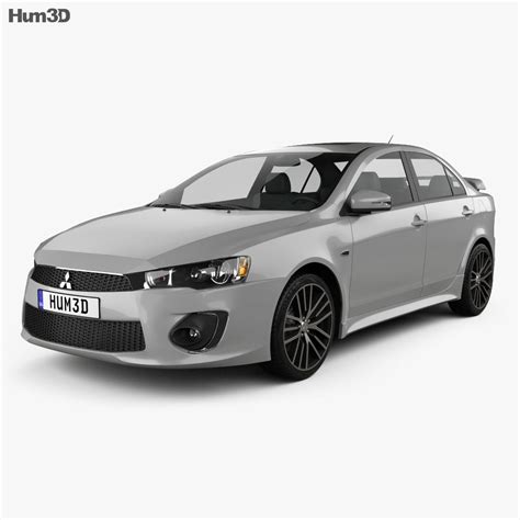 Mitsubishi Lancer Gt 2016 3d Model Hum3d