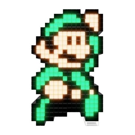 Luminoso Pixel Pals Luigi Super Mario Bros 3 004 PDP Toyshow