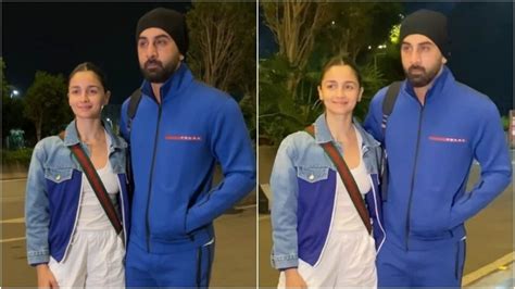 Alia Bhatt Ranbir Kapoor Set Airport Fashion Goals In Trendy And Casual Looks Fashion Trends