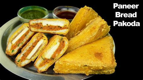 Halwai Jaisa Bread Pakora घर में आराम से पनीर ब्रेड पकोड़ा बनाने की विधि Paneer Bread Pakora