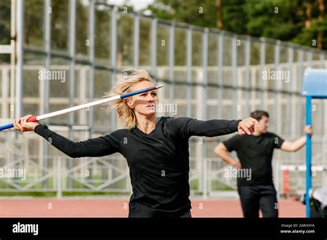 Female Athlete Javelin Hi Res Stock Photography And Images Alamy