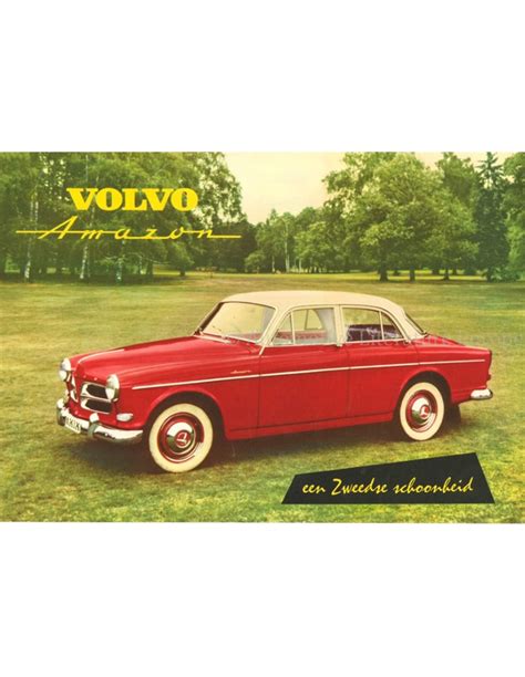 1956 Volvo Amazon Datenblatt NiederlÄndisch