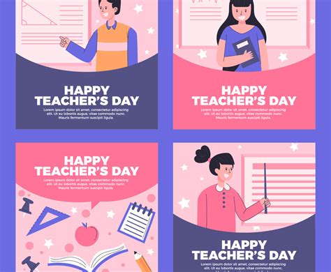 Social Media Story Post For National Teachers Day Freevectors