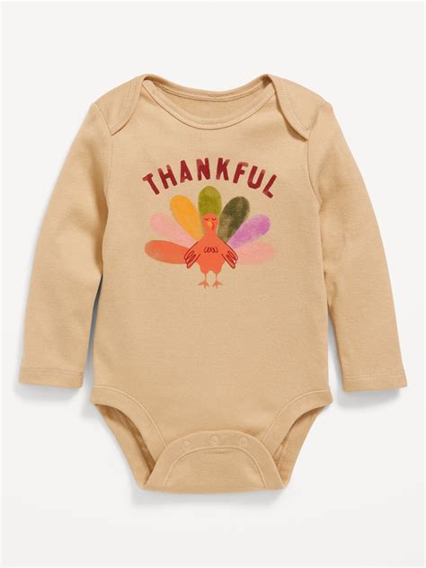 Unisex Long Sleeve Graphic Bodysuit For Baby Old Navy