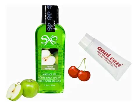 Lubricante Masaje Corporal Sxo 30ml Anestesico Anal Eaze Manzana Meses sin interés