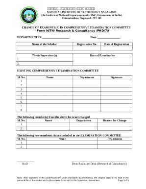 Dissertation Approval Doc Template PdfFiller