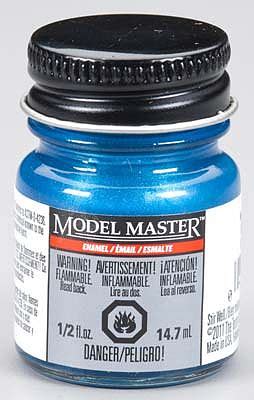 Testors Model Master Metallic Blue Gloss 1/2 oz Hobby and Model Enamel Paint #2768