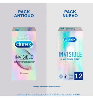 Durex Invisible Sensitivo Uds M Xima Sensibilidad Y Protecci N