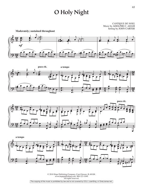 Printable O Holy Night Sheet Music Web O Holy Night Digital Sheet Music ...