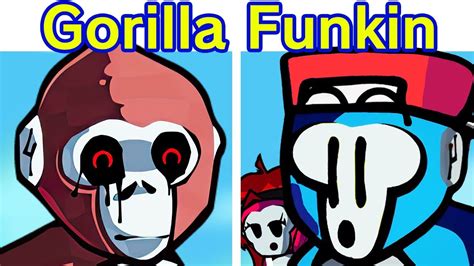 Friday Night Funkin VS Gorilla Funkin DEMO Gorilla Tag FNF Mod Hard