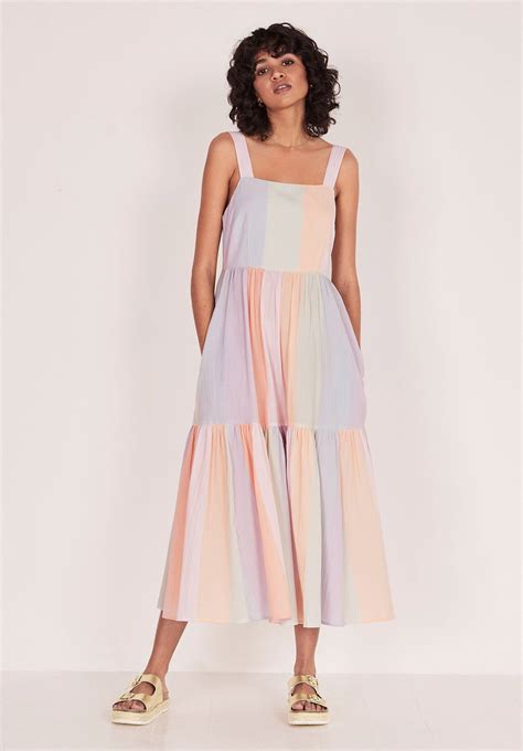 Odelia Midi Dress In 2021 Loose Fitting Dresses Pastel Midi Dress