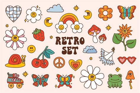 Retro Designs Clip Art