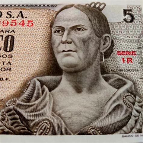 1 Billete De 5 Pesos Nuevo Sin Circular De Familia A En Venta En