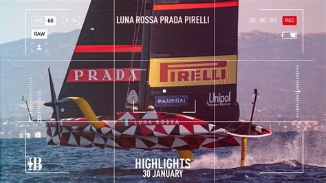 Luna Rossa Prada Pirelli Prototype Day 28 Summary Youtube