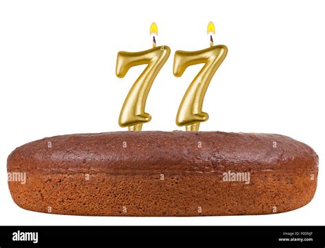 77 candles Cut Out Stock Images & Pictures - Alamy