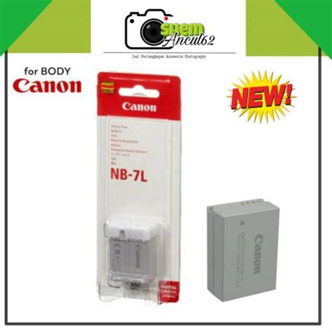 Jual Baterai Canon Nb 7l NB 7L NB7L Batre Kamera Canon G10 G11 G12 SX30