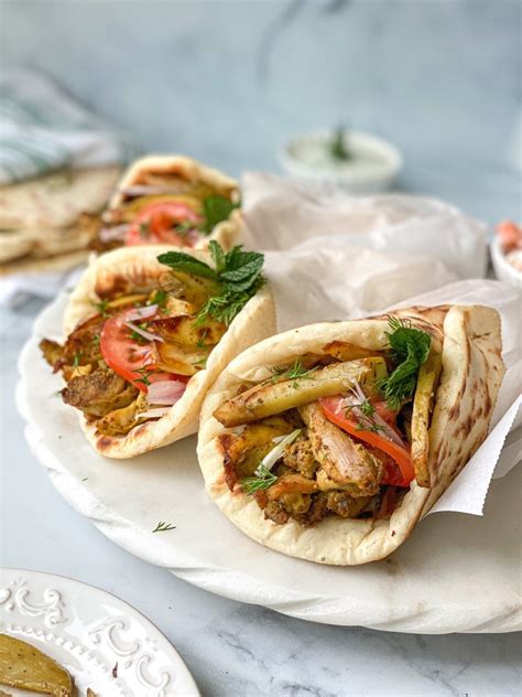 The easiest chicken gyro sandwich - Panos Eats