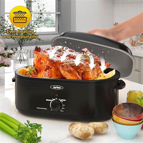 Oster Roaster Oven With Self Basting Lid With Stainless, 47% OFF