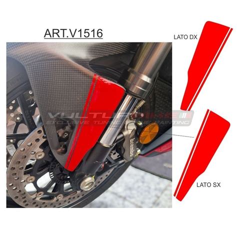 Adesivi Per Parafango Anteriore Ducati Streetfighter V Ducati