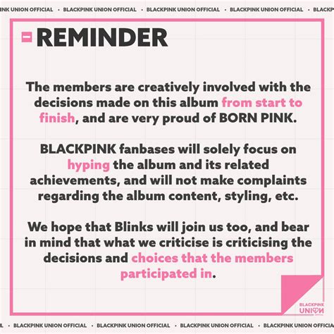 Blackpink Per On Twitter Recordatorio Para Todos Los Blinks Del