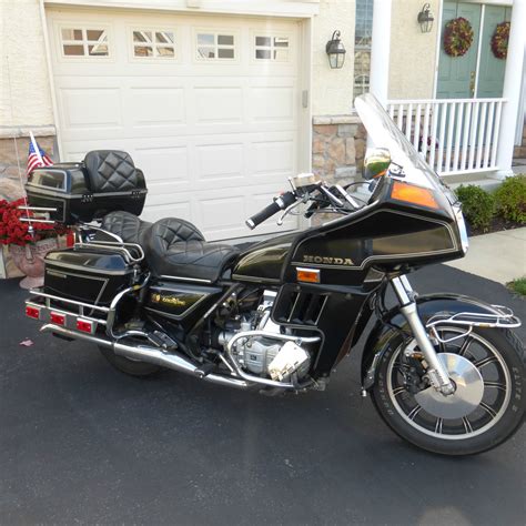 Motorcycle Honda Gold Wing 1983 Gl1100 Black