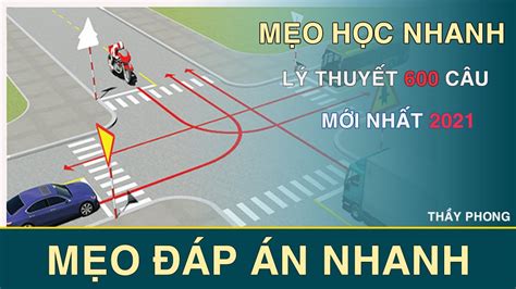 Mẹo học lái xe b2 Mẹo Học Lý Thuyết Lái Xe B2 600 Câu Mẹo đáp án