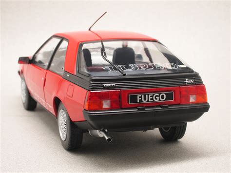 Renault Fuego Turbo Red Solido Minicarweb