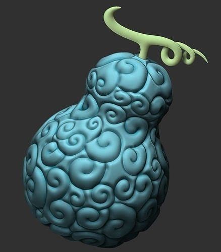 Gura Gura No Mi One Piece Devil Fruit 3d Model 3d Printable Cgtrader