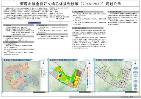 关于紫金县好义镇、上义镇、义容镇、黄塘镇总体规划修编（2014 2030）规划公示 紫金县人民政府门户网站