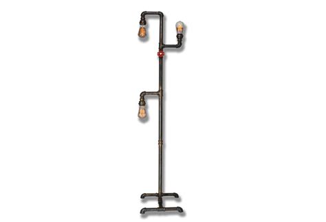 Pipe 3 Light Floor Lamp Bright Lighting