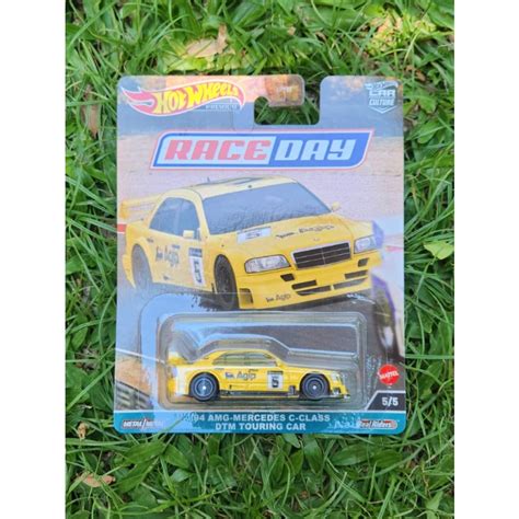 Jual Hot Wheels Premium Race Day 94 Amg Mercedes C Class Dtm Touring Car Original Shopee Indonesia