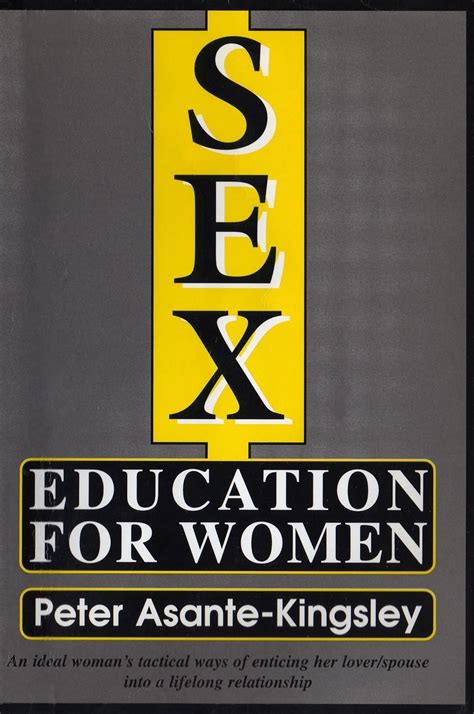 Sex Education For Women Peter A Kingsley Amazon