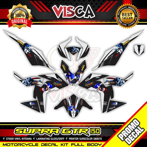 Decal Supra GTR 150 Full Body Stiker Motor Gtr 150 Full Body Striping