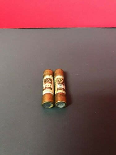 Bussmann Tron Kax 2 2 Amp 250 V Rectifier Fuses Lot Of 2 Ebay