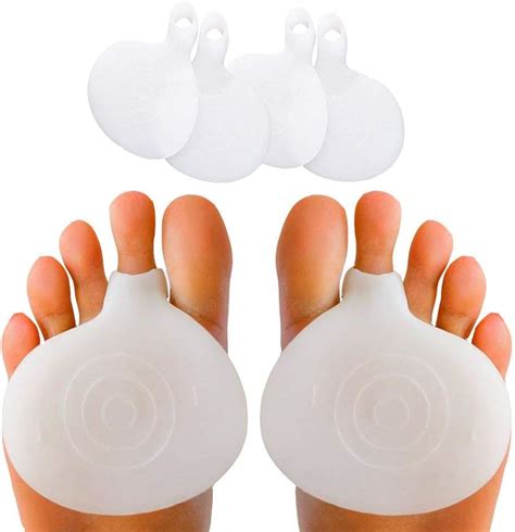 Tiemahun 2 Pairs Forefoot Support Ball Of Foot Gel Pads