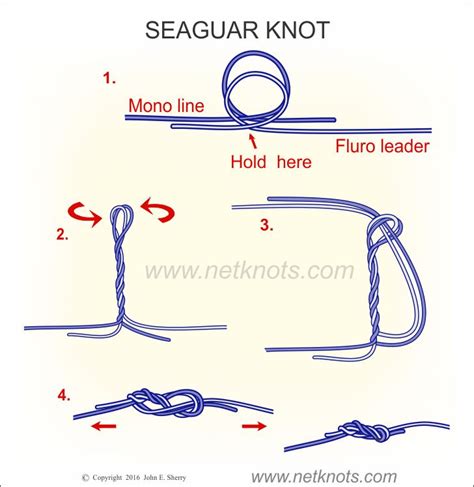 Seaguar Knot How To Tie A Seaguar Knot Fishing Knots