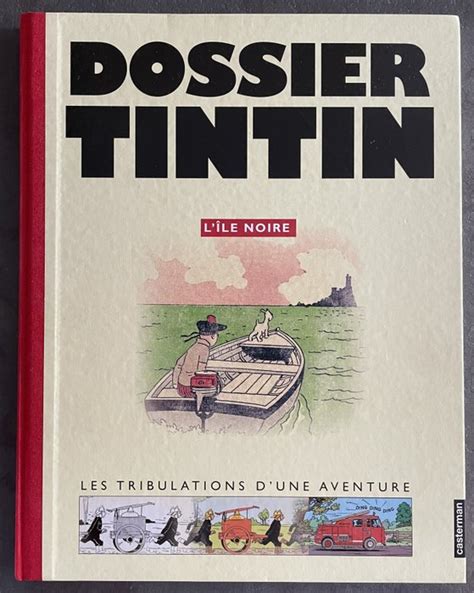 Tintin Dossier Tintin L Ile Noire C Eerste Druk Catawiki