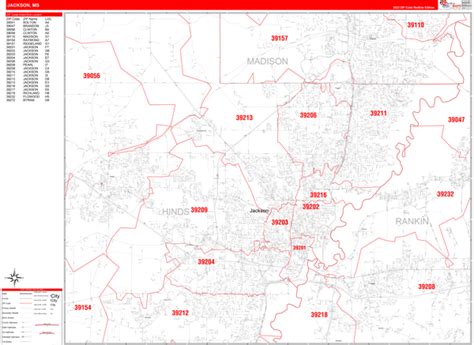 Jackson Miss Zip Code Map