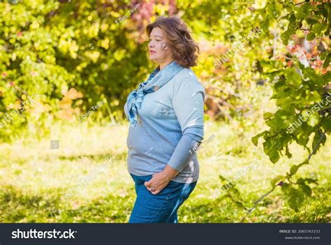 Portrait Attractive Plus Size Mature Woman Stock Photo Shutterstock