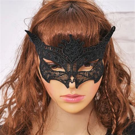 1pcs Black Women Sexy Lace Eye Mask Party Masks For Masquerade