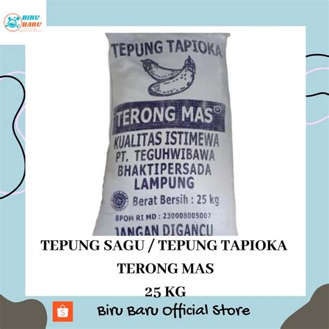 Jual Tepung Tapioka Terong Mas Kg Best Shopee Indonesia