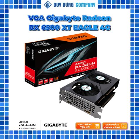 Cạc đồ họa VGA Gigabyte Radeon RX 6500 XT EAGLE 4G GV R65XTEAGLE 4GD