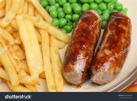 174 Sausage Chips And Peas Images, Stock Photos & Vectors | Shutterstock