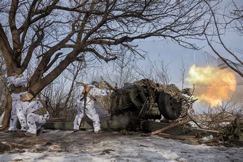 Ukraine Reports Many Russian Attacks Along Front Lines Including In