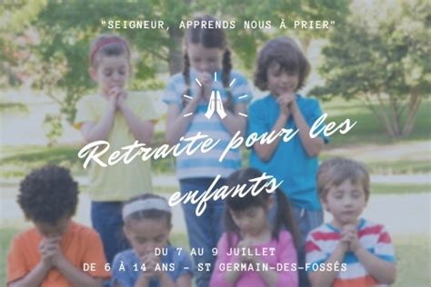 Retraite Des Enfants Diocèse De Moulins