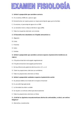 Examen Fisio Enero Pdf