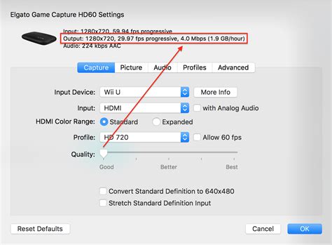 Elgato HD60 on Mac – Game Capture HD – Bitrate & video quality | What ...